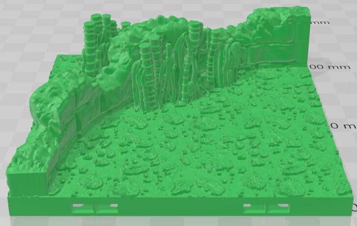 Ruined Tower Set 2 - Swamp of Sorrows - Pathfinder - Dungeons & Dragons -RPG- Tabletop-Terrain-28 mm / 1"- Aether Studios