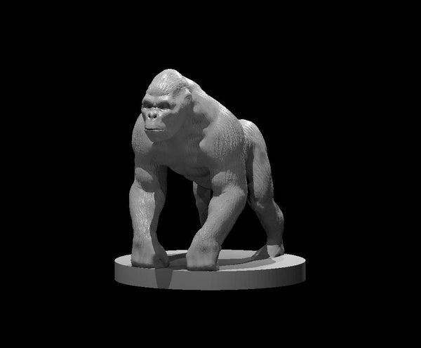 Ape Mini - DND - Pathfinder - Dungeons & Dragons - RPG - Tabletop - mz4250- Miniature - 28 mm - 1" Scale