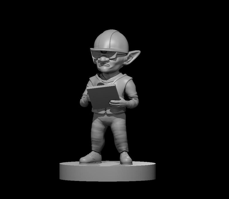 Dungeon Occupational Health And Safety Goblin Mini - DND - Pathfinder - Dungeons & Dragons - RPG - Tabletop - mz4250- Miniature-28mm-1"Scale