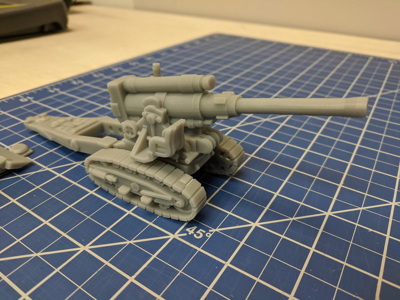 Soviet B-4 203mm howitzer - Great for Table Top War Games And Dioramas - Resin 28mm Miniatures - Bolt Action -