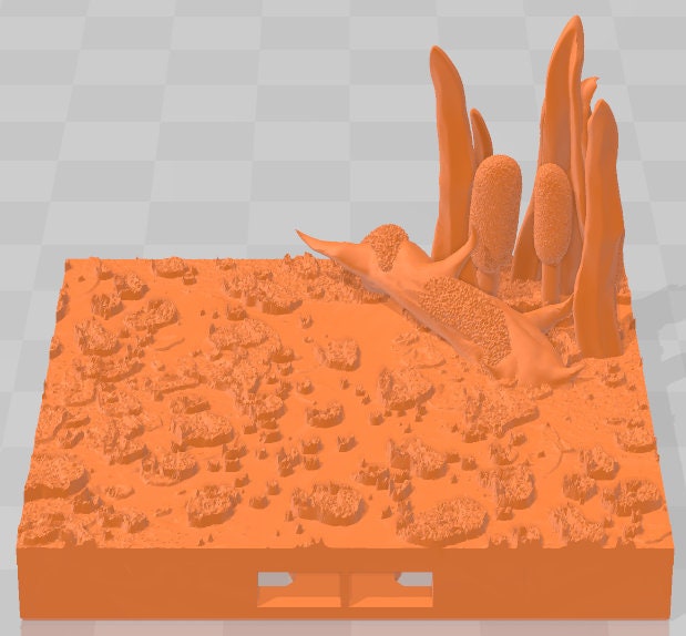 Brackish Reed Walls Set 2 - Swamp of Sorrows - Pathfinder - Dungeons & Dragons -RPG- Tabletop-Terrain-28 mm/1-AetherStudios