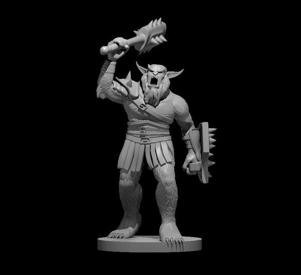 Bugbear Mini - DND - Pathfinder - Dungeons & Dragons - RPG - Tabletop - mz4250- Miniature-28mm-1"Scale