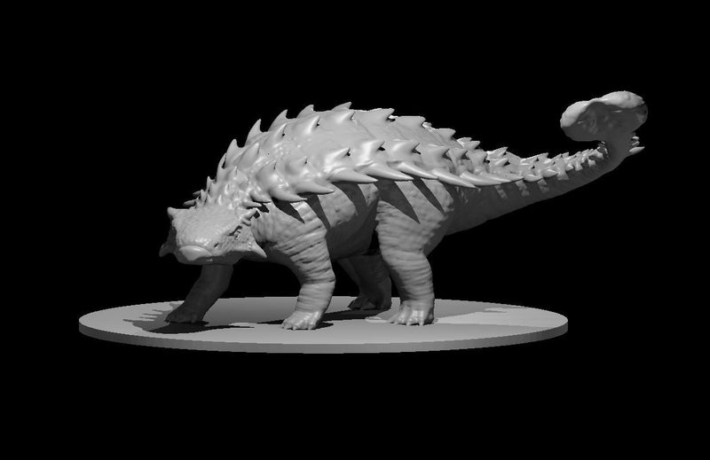 Ankylosaurs Mini - DND - Pathfinder - Dungeons & Dragons - RPG - Tabletop - mz4250- Miniature-28mm-1"Scale