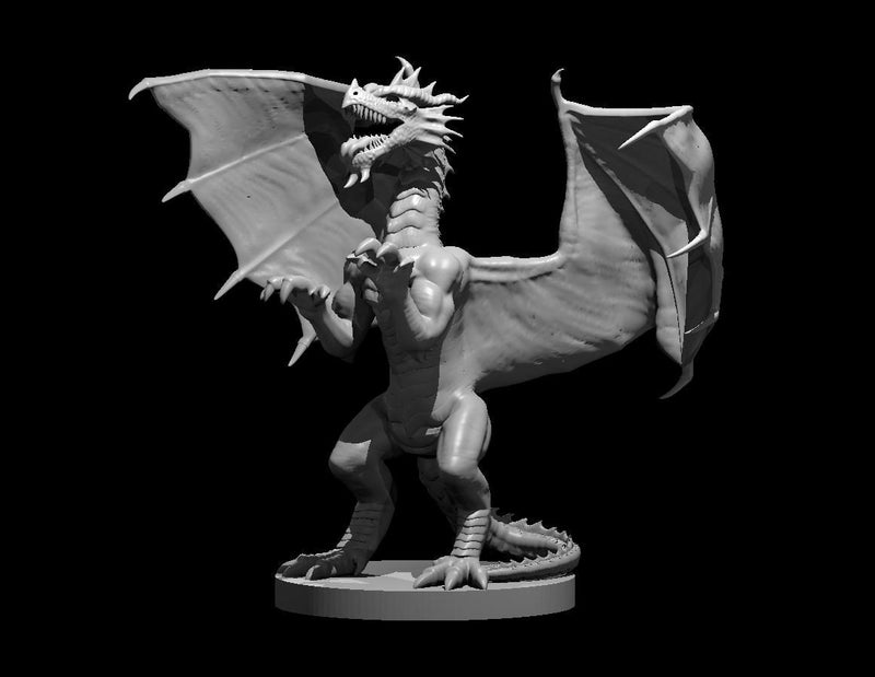 Red Dragon Wyrmling Chromatic Mini - DND - Pathfinder - Dungeons & Dragons - RPG - Tabletop - mz4250- Miniature-28mm-1"Scale