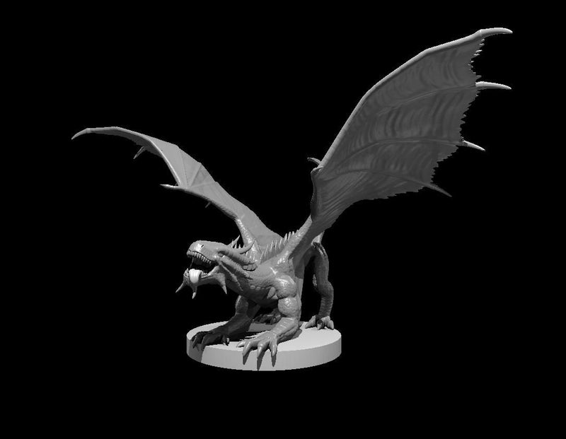 Wyrmling Bronze Dragon Metallic Mini - DND - Pathfinder - Dungeons & Dragons - RPG - Tabletop - mz4250- Miniature-28mm-1"Scale
