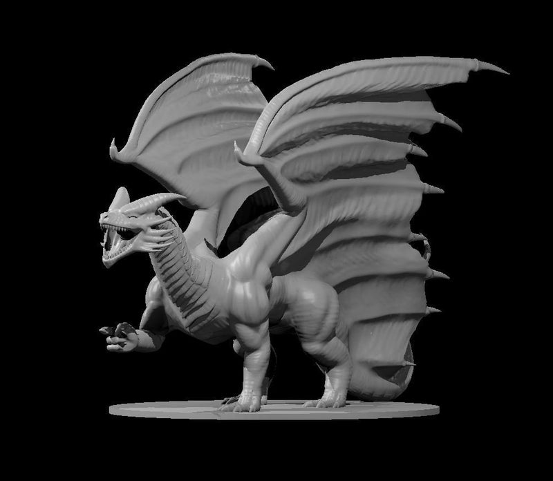 Adult Copper Dragon Metallic Mini - DND - Pathfinder - Dungeons & Dragons - RPG - Tabletop - mz4250- Miniature-28mm-1"Scale
