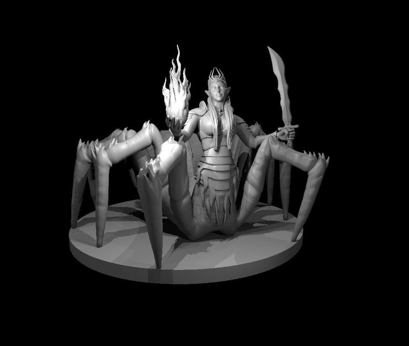 Drider Mini - DND - Pathfinder - Dungeons & Dragons - RPG - Tabletop - mz4250- Miniature-28mm-1"Scale