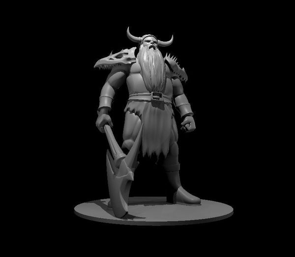 Frost Giants Mini - DND - Pathfinder - Dungeons & Dragons - RPG - Tabletop - mz4250- Miniature-28mm-1"Scale
