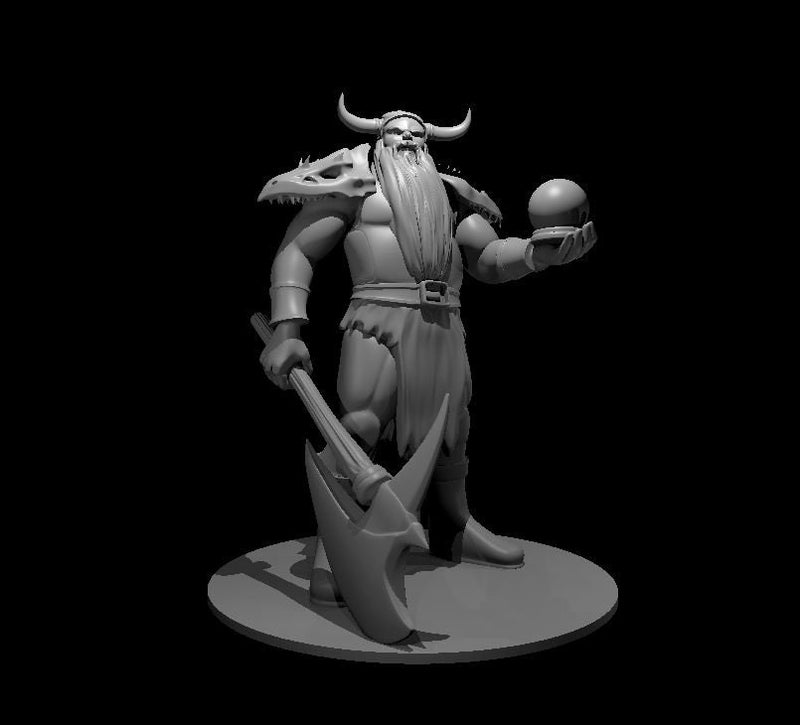 Frost Giants Mini - DND - Pathfinder - Dungeons & Dragons - RPG - Tabletop - mz4250- Miniature-28mm-1"Scale