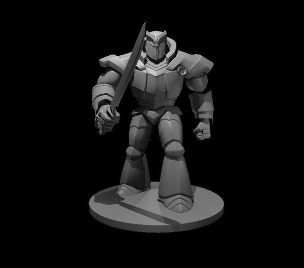 Iron Golem Mini - DND - Pathfinder - Dungeons & Dragons - RPG - Tabletop - mz4250- Miniature-28mm-1"Scale
