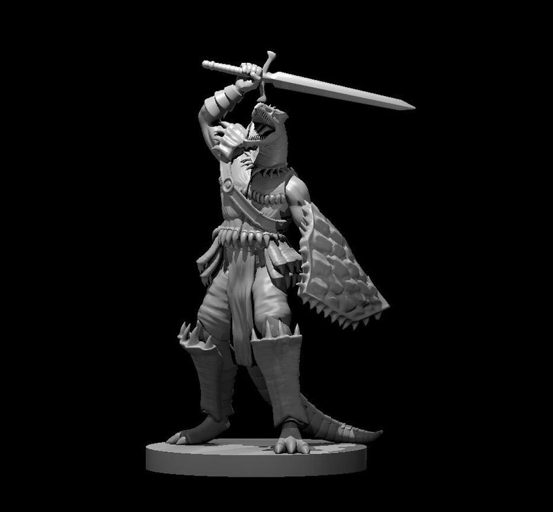 Half Dragon Chromatics Mini - DND - Pathfinder - Dungeons & Dragons - RPG - Tabletop - mz4250- Miniature-28mm-1"Scale