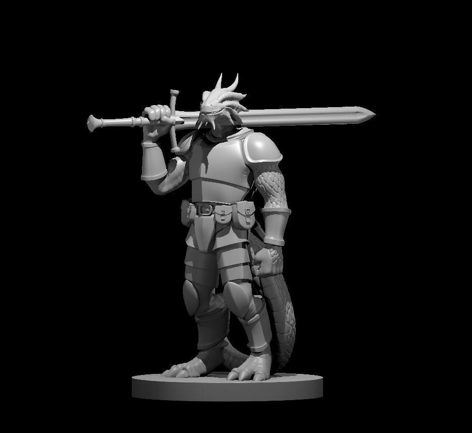 Half Dragon Metallics Mini - DND - Pathfinder - Dungeons & Dragons - RPG - Tabletop - mz4250- Miniature-28mm-1"Scale