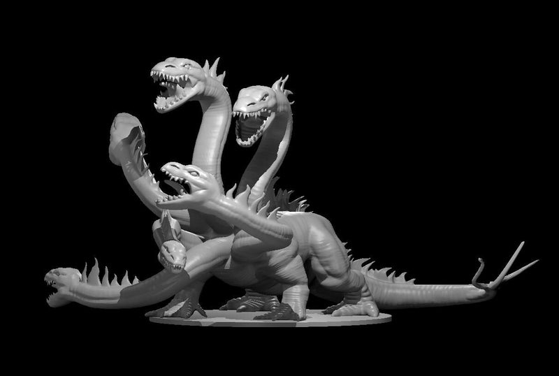 Hydra Mini - DND - Pathfinder - Dungeons & Dragons - RPG - Tabletop - mz4250- Miniature-28mm-1"Scale