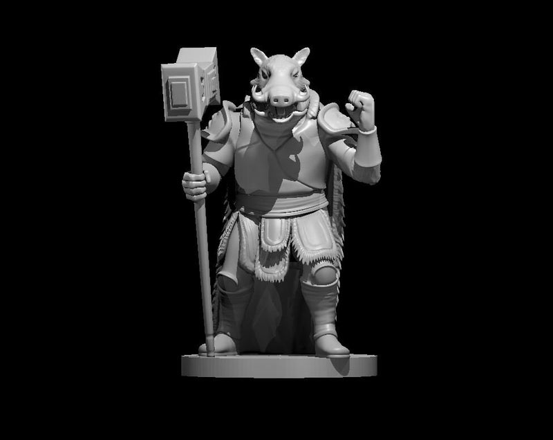 Wereboar Mini - DND - Pathfinder - Dungeons & Dragons - RPG - Tabletop - mz4250- Miniature-28mm-1"Scale