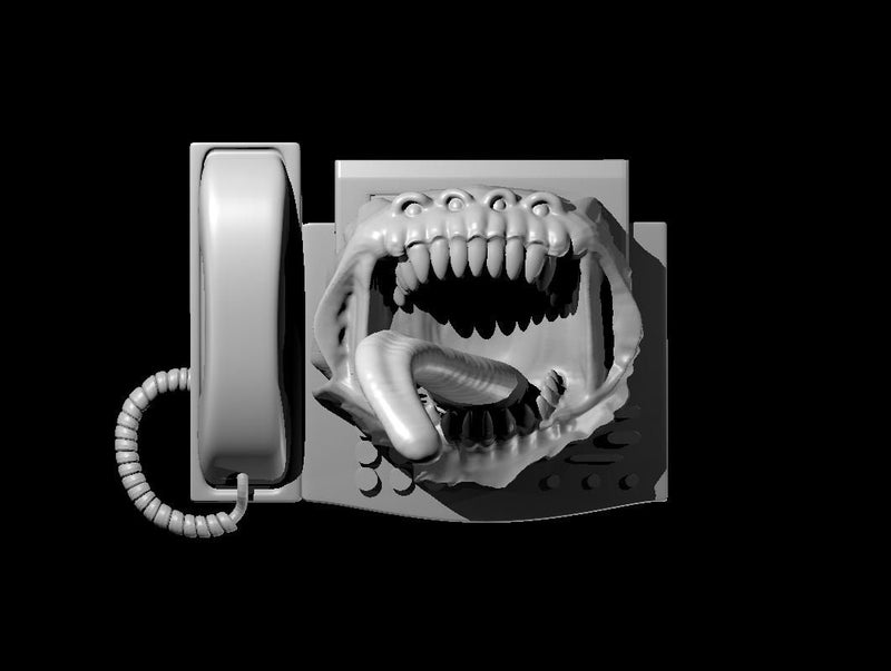Office Phone Mimic Mini - DND - Pathfinder - Dungeons & Dragons - RPG - Tabletop - mz4250- Miniature-28mm-1"Scale