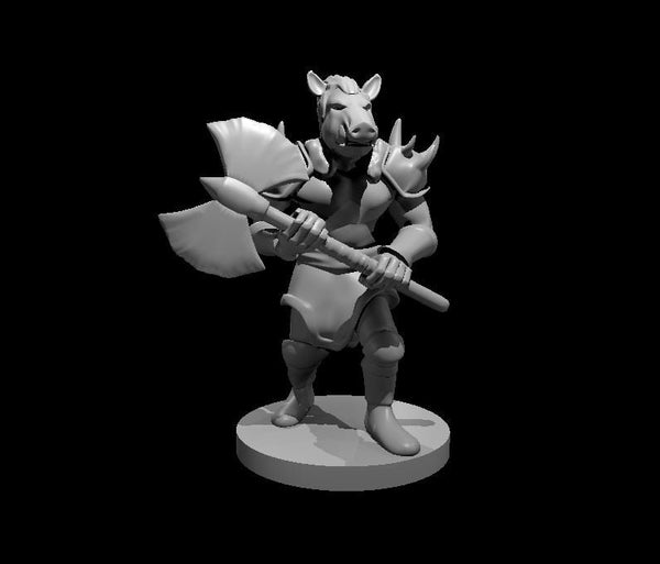 Pig Face Orc Mini - DND - Pathfinder - Dungeons & Dragons - RPG - Tabletop - mz4250- Miniature-28mm-1"Scale