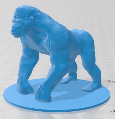 Giant Ape Mini - DND - Pathfinder - Dungeons & Dragons - RPG - Tabletop - mz4250- Miniature-28mm-1"Scale