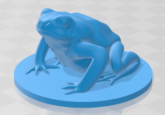 Giant Toad Mini - DND - Pathfinder - Dungeons & Dragons - RPG - Tabletop - mz4250- Miniature-28mm-1"Scale