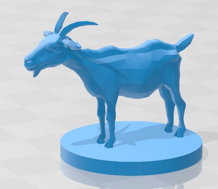 Goat Mini - DND - Pathfinder - Dungeons & Dragons - RPG - Tabletop - mz4250- Miniature-28mm-1"Scale