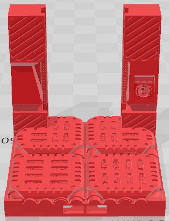 Engineering Doors - Space Ships 3 - Pathfinder - Dungeons & Dragons -RPG- Tabletop-Terrain-28 mm/1-AetherStudios