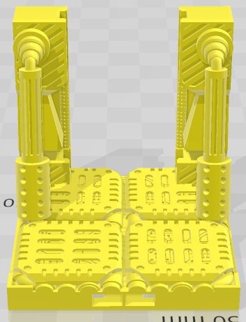 Engineering Doors - Space Ships 3 - Pathfinder - Dungeons & Dragons -RPG- Tabletop-Terrain-28 mm/1-AetherStudios