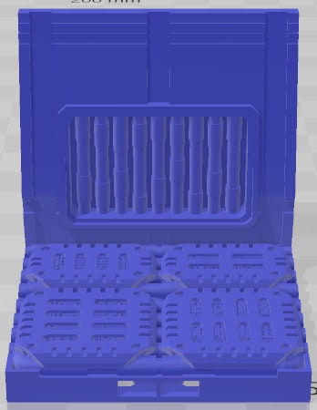 Engineering Walls Set 1 - Space Ships 3 - Pathfinder - Dungeons & Dragons -RPG- Tabletop-Terrain-28 mm/1-AetherStudios