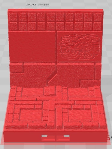 Aztlan Panel Walls - Pathfinder - Dungeons & Dragons - RPG - Tabletop - Terrain - 28 mm / 1" -  - Aether Studios