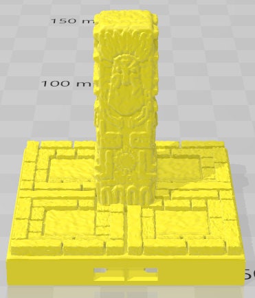 Aztlan Pillars - Pathfinder - Dungeons & Dragons - RPG - Tabletop - Terrain - 28 mm / 1" -  - Aether Studios