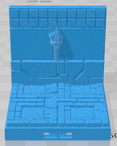 Aztlan Plain Walls - Pathfinder - Dungeons & Dragons - RPG - Tabletop - Terrain - 28 mm / 1" -  - Aether Studios