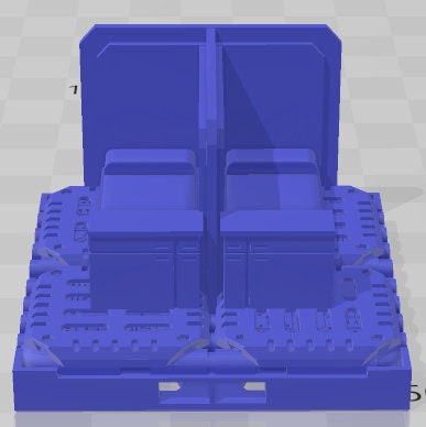 Crew Quarters Set 1 - Space Ships 3 - Pathfinder - Dungeons & Dragons -RPG- Tabletop-Terrain-28 mm/1-AetherStudios