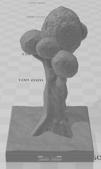 Peaceful Gardens Tree 2x2 Tiles - Pathfinder - Dungeons & Dragons -RPG- Tabletop-Terrain - 28 mm / 1" - Aether Studios