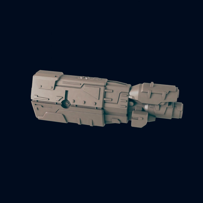 Private Military Gunship - The Astra Nebula - Starfinder - A Billion Suns - Starmada - War Fleets - Tabletop - EC3D