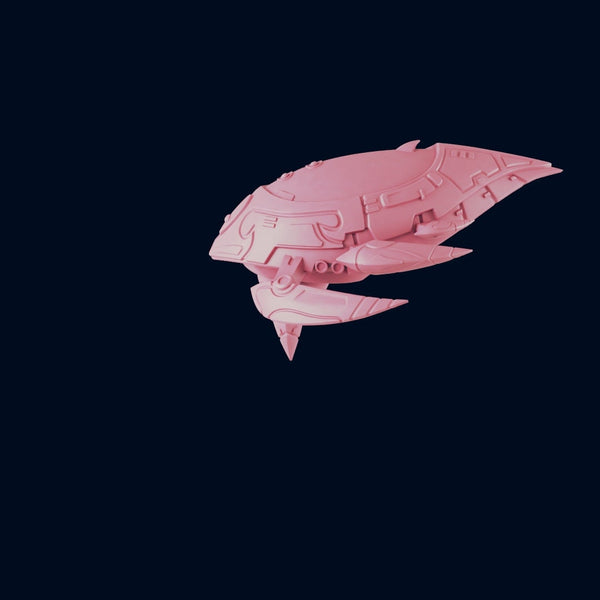 Kshellik Fleet Juggernaut - The Astra Nebula - Starfinder - A Billion Suns - Starmada - War Fleets - Tabletop - EC3D