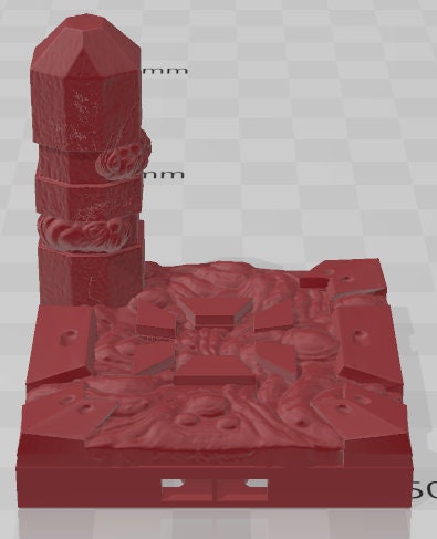 2x2 Tiles Set 1 - Doom Tech A - Pathfinder - Dungeons & Dragons -RPG- Tabletop-Terrain - 28 mm / 1" - Aether Studios