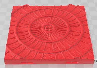 Larval Ground Tiles Set 2 - Alien Lair - Pathfinder - Dungeons & Dragons -RPG- Tabletop-Terrain - 28 mm / 1" - Aether Studios