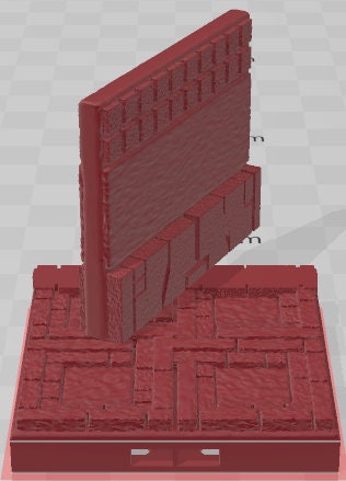 Wall 4 Secret Doors  - Aztlan - Pathfinder - Dungeons & Dragons -RPG- Tabletop-Terrain-28 mm / 1"- Aether Studios