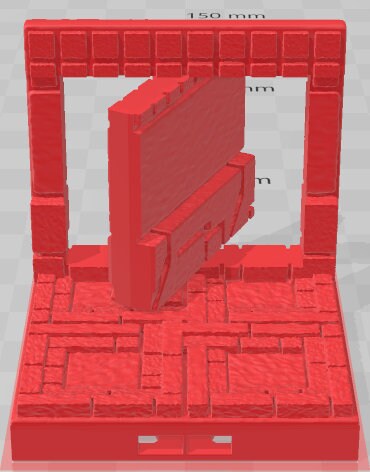 Wall 5 Secret Doors  - Aztlan - Pathfinder - Dungeons & Dragons -RPG- Tabletop-Terrain-28 mm / 1"- Aether Studios