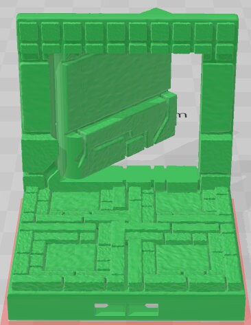 Wall 5 Secret Doors  - Aztlan - Pathfinder - Dungeons & Dragons -RPG- Tabletop-Terrain-28 mm / 1"- Aether Studios