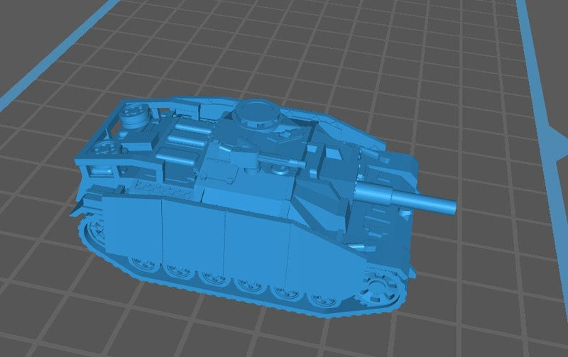 STUG IIIG - STUGH42 - 1:100 scale - Germany - Tanks - Armored Vehicle - World Of Tanks - War Game - Wargaming -Tabletop Games