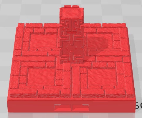 Half Sized Wall Tiles Set 1 - Aztlan - Pathfinder - Dungeons & Dragons -RPG- Tabletop-Terrain - 28 mm / 1" - Aether Studios