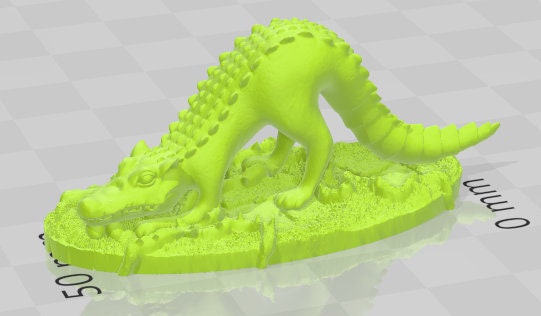 Swamp Critters Crocs And Gators - Aztlan - Pathfinder - Dungeons & Dragons -RPG- Tabletop-Terrain - 28 mm / 1" - Aether Studios