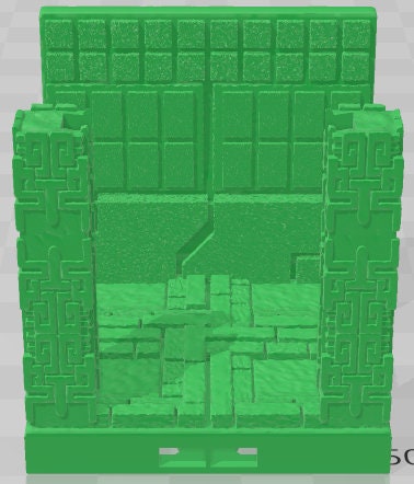 Side Doors - Aztlan 2 Reforged - Pathfinder - Dungeons & Dragons -RPG- Tabletop-Terrain-28 mm / 1"- Aether Studios