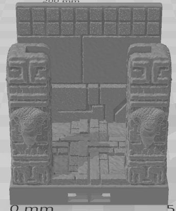 Side Doors - Aztlan 2 Reforged - Pathfinder - Dungeons & Dragons -RPG- Tabletop-Terrain-28 mm / 1"- Aether Studios