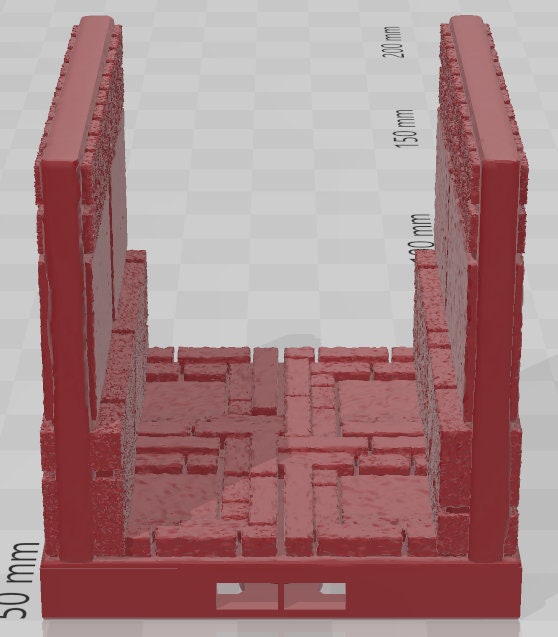 Corridors And Walls - Aztlan 2 Reforged - Pathfinder - Dungeons & Dragons -RPG- Tabletop-Terrain-28 mm / 1"- Aether Studios