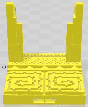 Door Frames 1 - Aztlan 4 Reforged - Pathfinder - Dungeons & Dragons -RPG- Tabletop-Terrain-28 mm / 1"- Aether Studios