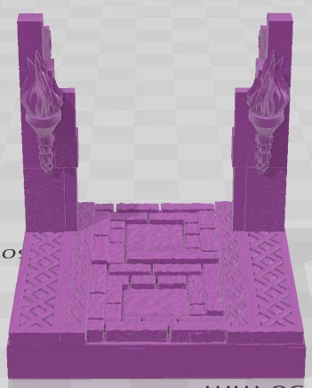 Door Frames 1 - Aztlan 4 Reforged - Pathfinder - Dungeons & Dragons -RPG- Tabletop-Terrain-28 mm / 1"- Aether Studios