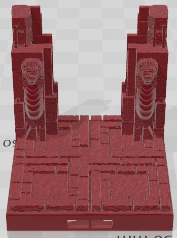 Door Frames 2 Set 1 - Aztlan 4 Reforged - Pathfinder - Dungeons & Dragons -RPG- Tabletop-Terrain-28 mm / 1"- Aether Studios