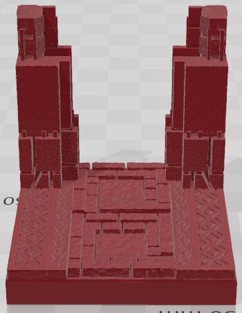 Door Frames 2 Set 2 - Aztlan 4 Reforged - Pathfinder - Dungeons & Dragons -RPG- Tabletop-Terrain-28 mm / 1"- Aether Studios