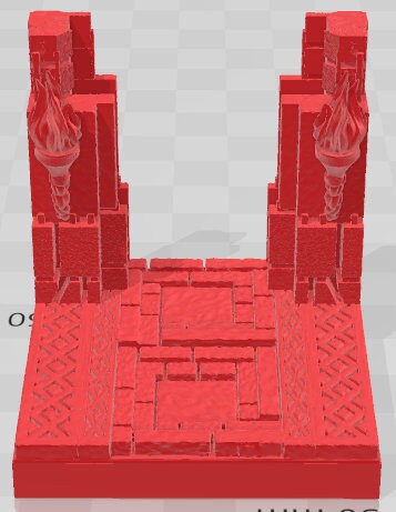 Door Frames 2 Set 2 - Aztlan 4 Reforged - Pathfinder - Dungeons & Dragons -RPG- Tabletop-Terrain-28 mm / 1"- Aether Studios