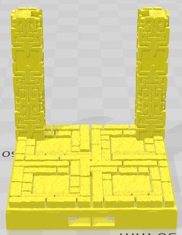 Door Frames 2 Set 2 - Aztlan 4 Reforged - Pathfinder - Dungeons & Dragons -RPG- Tabletop-Terrain-28 mm / 1"- Aether Studios